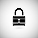 Lock Icon Stock Photo