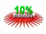 10%discount Stock Photo