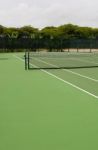 Tennis Court Stock Photo