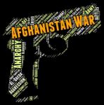 Afghanistan War Means Military Action And Afghanistani Stock Photo