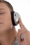 Close Up Of Headphone Stock Photo