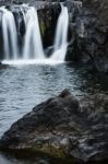 The Gorge Waterfall And Creek Stock Photo