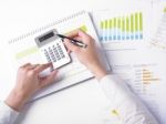 Analyzing Business Data Stock Photo