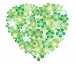 Green Floral Stock Photo