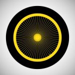 Bicycle Wheel Icon Stock Photo