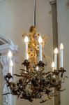 Pienza, Tuscany/italy - May 19 : Interior Of Santa Caterina Chur Stock Photo