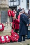 Memorial Service On Remembrance Sunday In East Grinstead Stock Photo