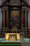 View Of An Altar In Salzburg Cathedral Stock Photo