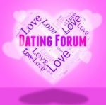 Dating Forum Shows Forums Group And Conference Stock Photo