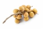 Longan Isolated On A White Background Stock Photo