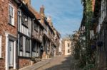 View Of The Mermaid Inn In Rye East Sussex Stock Photo