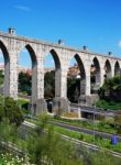 Aqueduct Of The Free Waters Stock Photo