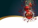 Christmas Ball Background Stock Photo