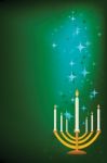 Hanukkah Card Stock Photo