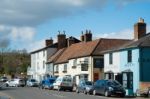 Street View Of Stockbridge In Hampshire Stock Photo