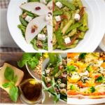 Healthy And Tasty Italian Food Collage Stock Photo