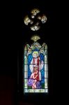 Interior View Of St Leon Church In Eguisheim In Haut-rhin Alsace Stock Photo