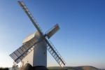 Jill Windmill On A Winter's Day Stock Photo