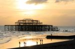 Brighton West Pier Stock Photo