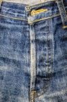 Crotch Of Blue Jeans Pants Stock Photo