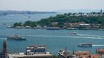 Istanbul, Turkey - May 24 : View Of Buildings Along The Bosphorus In Istanbul Turkey On May 24, 2018 Stock Photo