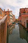 Venice Italy Unusual Scenic View Stock Photo