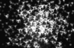 Black And White Particles Illustration Background Stock Photo