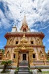 Wat Chalong Or Wat Chaitaram Temple Stock Photo