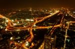 Bangkok, Capital City Of Thailand From High Angle View Stock Photo