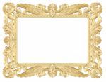 Gold Frame Stock Photo