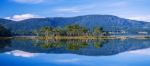 View Of Bruny Island Beach In The Late Afternoon Stock Photo