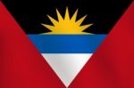 Flag Of Antigua And Barbuda -  Illustration Stock Photo