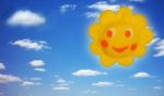 Smiling Sun Stock Photo