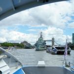 London - July 30 : Hms Belfast In London On July 30, 2017 Stock Photo