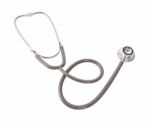 Stethoscope Of Doctor Isolated On White Background Stock Photo