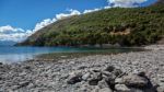 View Of Lake Wanaka Stock Photo