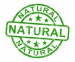 Natural Stamp Stock Photo