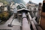 Cement Factory Stock Photo