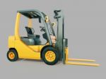 Forklift Truck Stock Photo