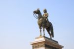 Rama V Statue In Bangkok Stock Photo