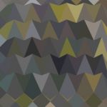 Feldgrau Gray Abstract Low Polygon Background Stock Photo