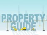 Property Guide Indicates Real Estate Information 3d Illustration Stock Photo