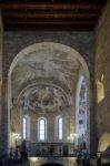 Interior Of St Georges Basilica In Prague Stock Photo