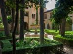 Granada, Andalucia/spain - May 7 : Part Of The Alhambra Palace I Stock Photo