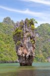 Beautiful Tropical Big Stones Stock Photo