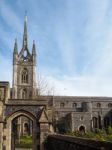 Faversham, Kent/uk - March 29 : View Of St Mary Of Charity Churc Stock Photo