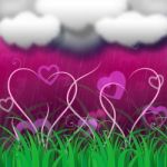 Background Clouds Indicates Clothes Pegs And Backdrop Stock Photo