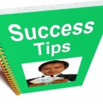 Success Tips Book Stock Photo