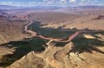 Aerial View Of The Colorado River Stock Photo