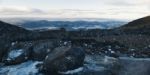 On Top Of Mount Wellington In Hobart, Tasmania During The Day Stock Photo